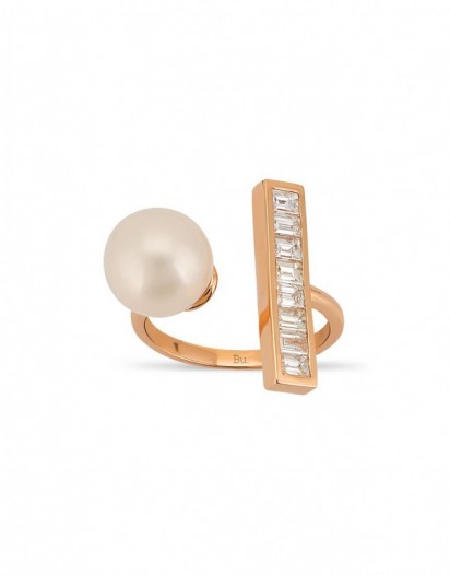 Pırlanta İncili Yüzük