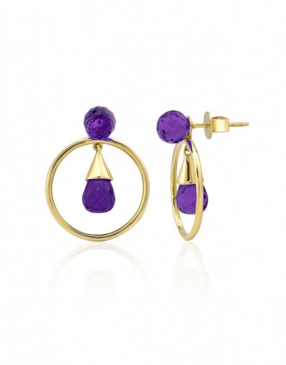 Genesis Amythest Küpe