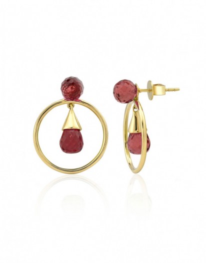 Genesis Garnet Küpe