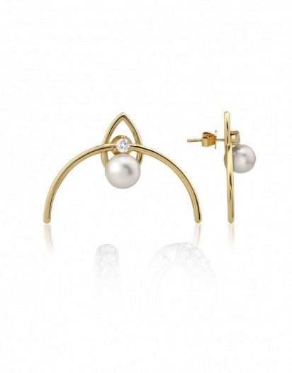 Genesis Pearl Arc Küpe