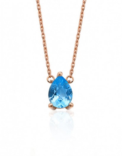 Genesis Blue Topaz Kolye
